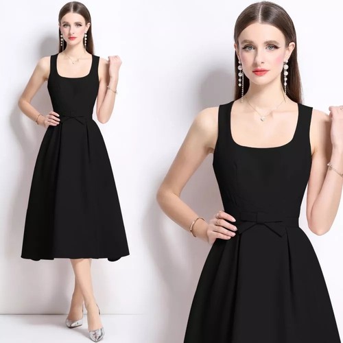 Robe Élégante Femme Longue à Bretelles Délicates