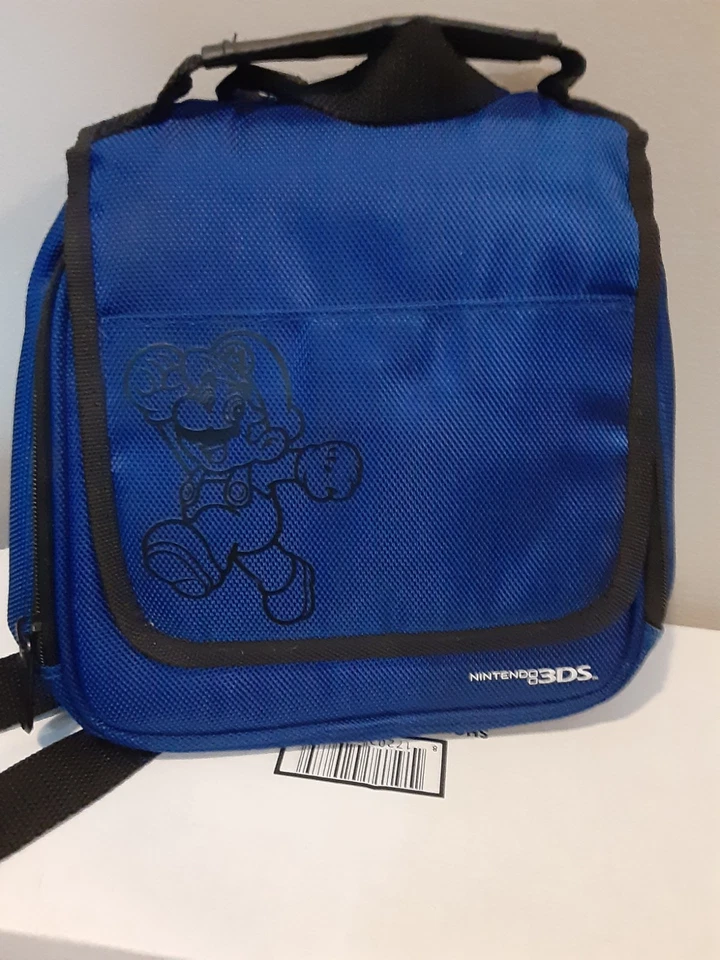 Blue Mario Nintendo 3ds Carrying Bag/Case Pre Owned - Image 2 of 2