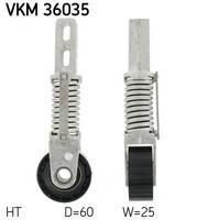 Riemenspanner Keilrippenriemen Rechts Skf Vkm 36035 FÜR Renault
