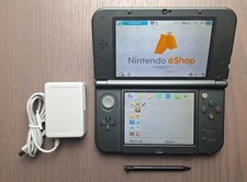 New Nintendo 3DS XL Metallic Black | Charger + 64GB SD Card | TESTED