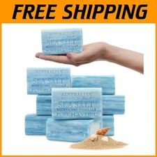 Long Lasting Sea Salt Ocean Minerals Soap Bars, 6.6 oz x 8
