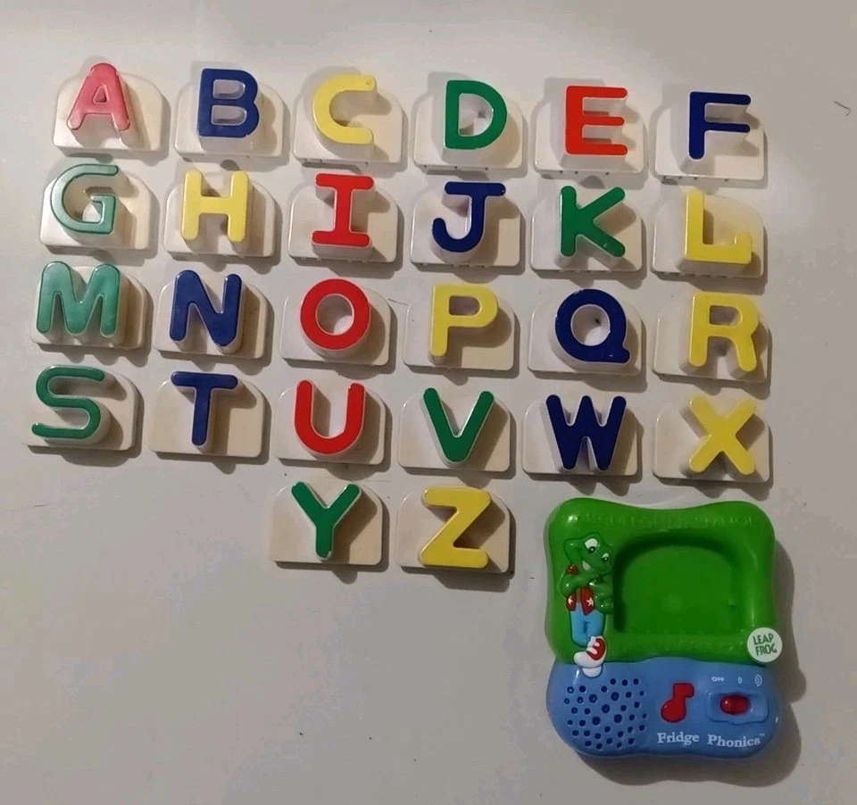 2002 Leap Frog Fridge Phonics Magnetic 26 Upper Case Letters COMPLETE Set Tested - Image 3 of 3