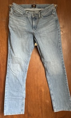 Lee Bootcut Regular Fit  Denim Blue Jeans Women's Size 6 Medium 101CMVEW9 6M