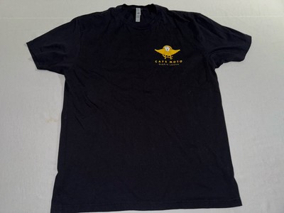 CAFE MOTO Barrio Logan San Diego Logo Men's XL Graphic T-Shirt Black NWOT!
