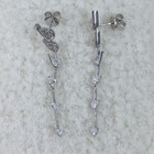 2.4ct Pear Drop Earrings White Gold 14K Labcreated Diamond F/VS — photo 9