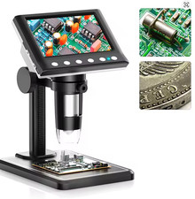 Digital Microscope 1000X 4.3'' LCD Digital Microscope with Screen USB HD