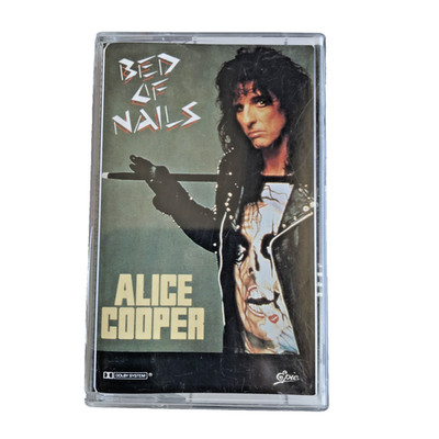 Alice Cooper ( Bed Of Nails ) Single Cassette Tape 1989