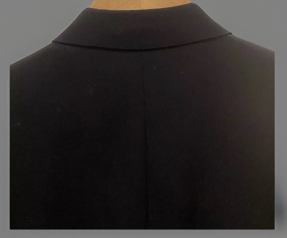 Jaqueta Comme Des Garcons Homme Plus Blazer Azul Marinho Tamanho M Fabricada na Itália - Imagem 3 de 4