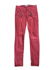 PAIGE Edgemont Coral Low Rise Ultra Skinny Stretch Denim Jeans 27 UK 8-10