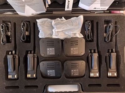 Midland G10 Pro PMR 4er Handwerker-Kofferset inkl. MA21LK Headsets