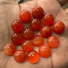 Natural Carnelian Round 4x4 mm to 20x20 mm Cabochon Loose Gemstone Lot