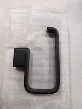 ICO Volkano Cinder V3035 Wall Mounted Euro Toilet Paper Holder - Matte Black