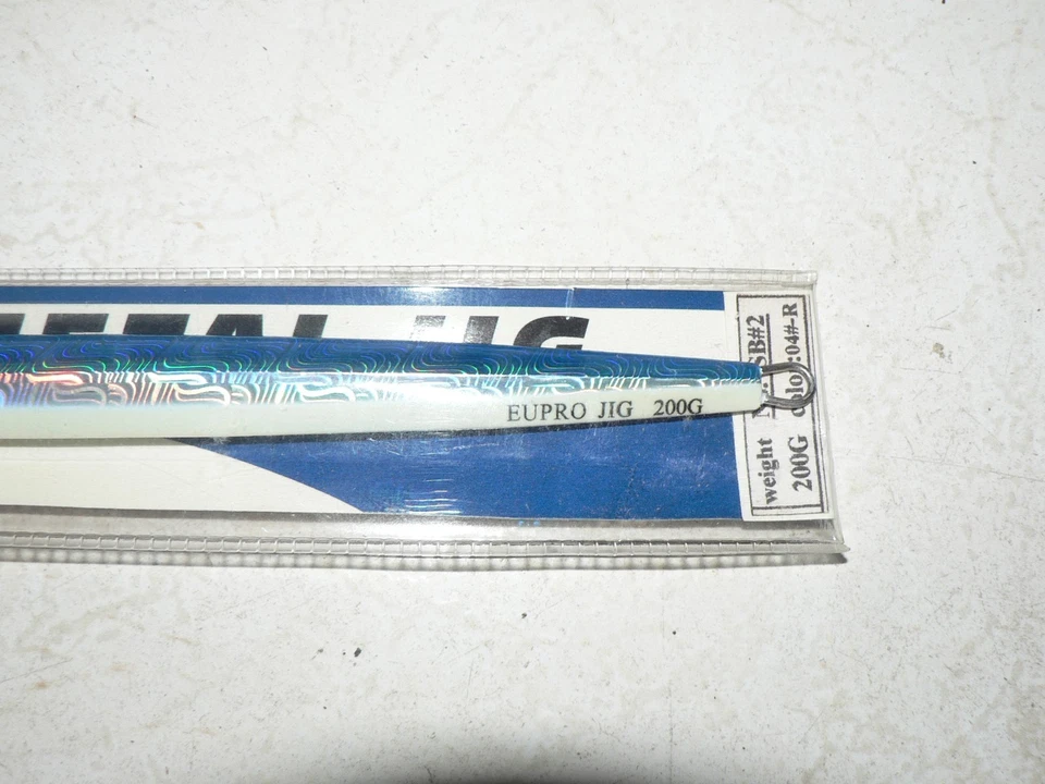 Nuevo Señuelo de Pesca Surebait Mar Profundo Agua Salada Alta Potencia Metal Plantilla Azul 200g Foto 3 de 4