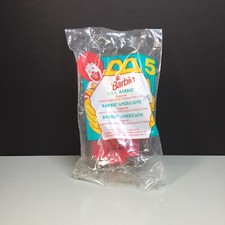 1995 U.S.A. Barbie McDonald's Happy Meal Toy 5 NISP Minor Packaging Wear