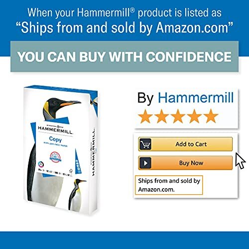 Hammermill Printer Paper, 20 lb Copy Paper, 8.5 x 14 - 1 Ream (500 Sheets) - 92 - Picture 8 of 9