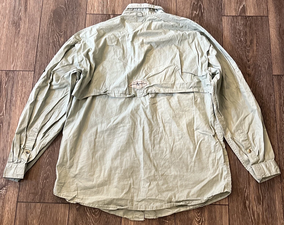 Hook & Tackle Alaska Ultimate High Adventure Long Sleeve Button Down Mens Large - Image 4 of 4