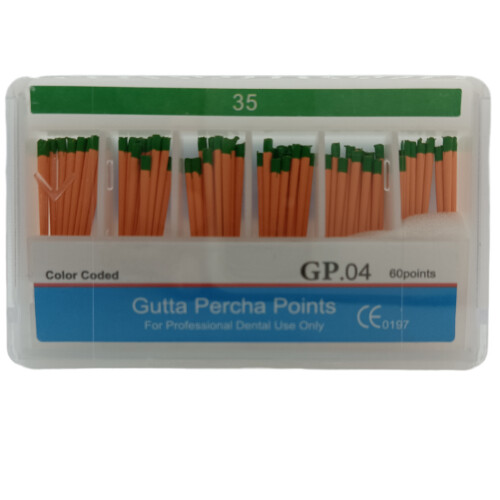 1 Box Dental Gutta Percha Points PP 0.04 15-40# For Root Canal Cleaning Tips - Picture 12 of 14