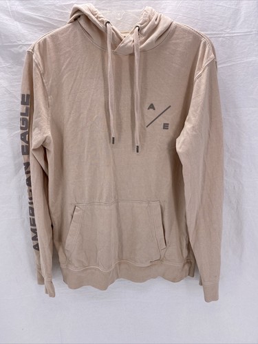 Logo Sweatshirt Hoodie Beige 