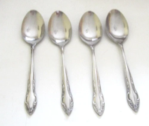 4 Oneida Northland    ROYAL BALLAD   Stainless Steel  Teaspoons   KOREA