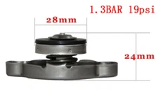 ✅Aluminum Radiator Cap 1.3 Bar/19Psi Universal High Pressure Small Cover