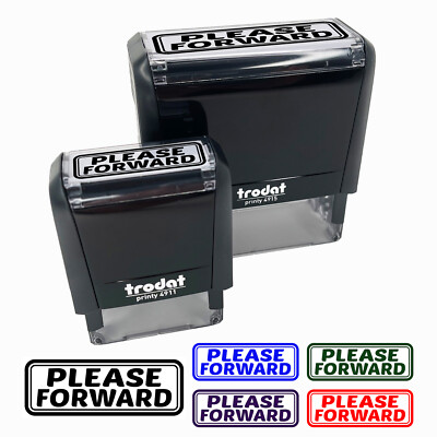 Please Forward Letter Mail Self-Inking Rubber Stamp Ink Stamper ...