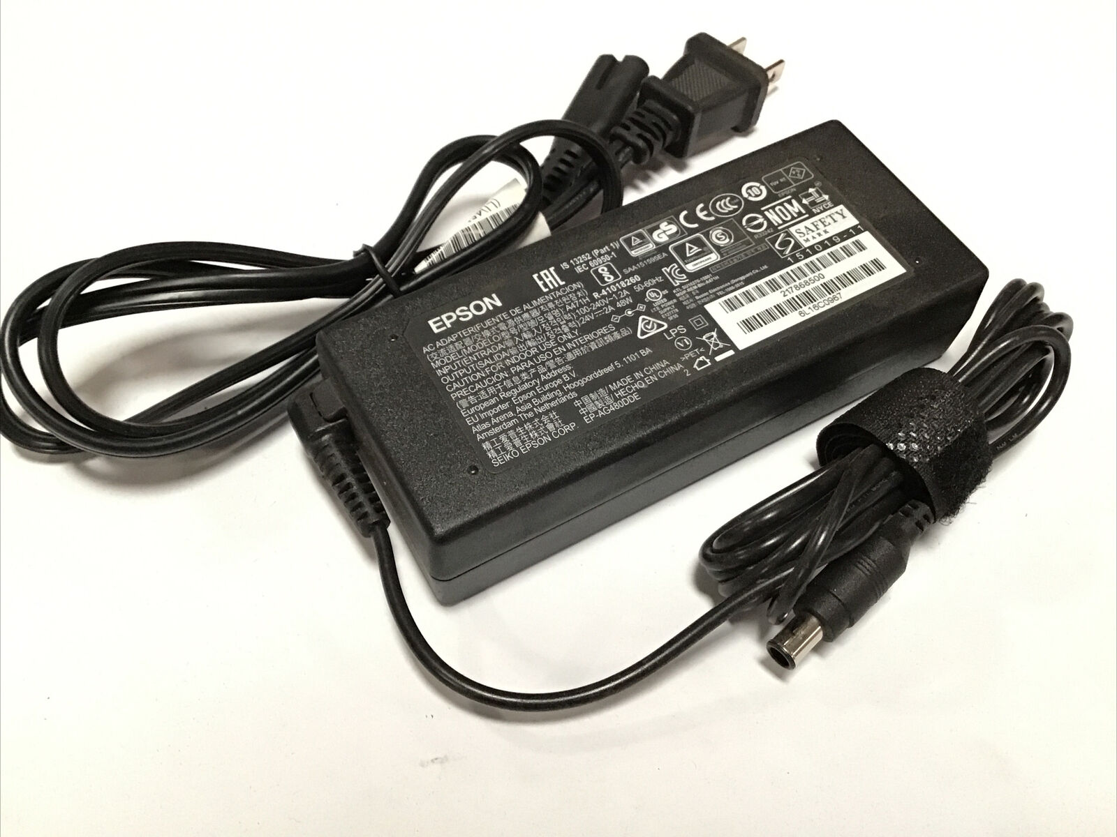 Epson A471H 24V 2A 48W Power Supply Adapter for Document Scanner