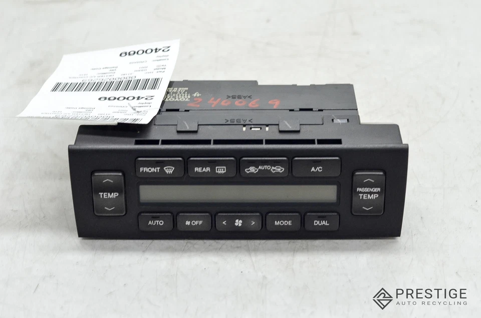 LEXUS GS300 2001-2005 AIRE ACONDICIONADO CALEFACCIÓN CLIMATIZADOR 55900-3A280 OEM Foto 2 de 4