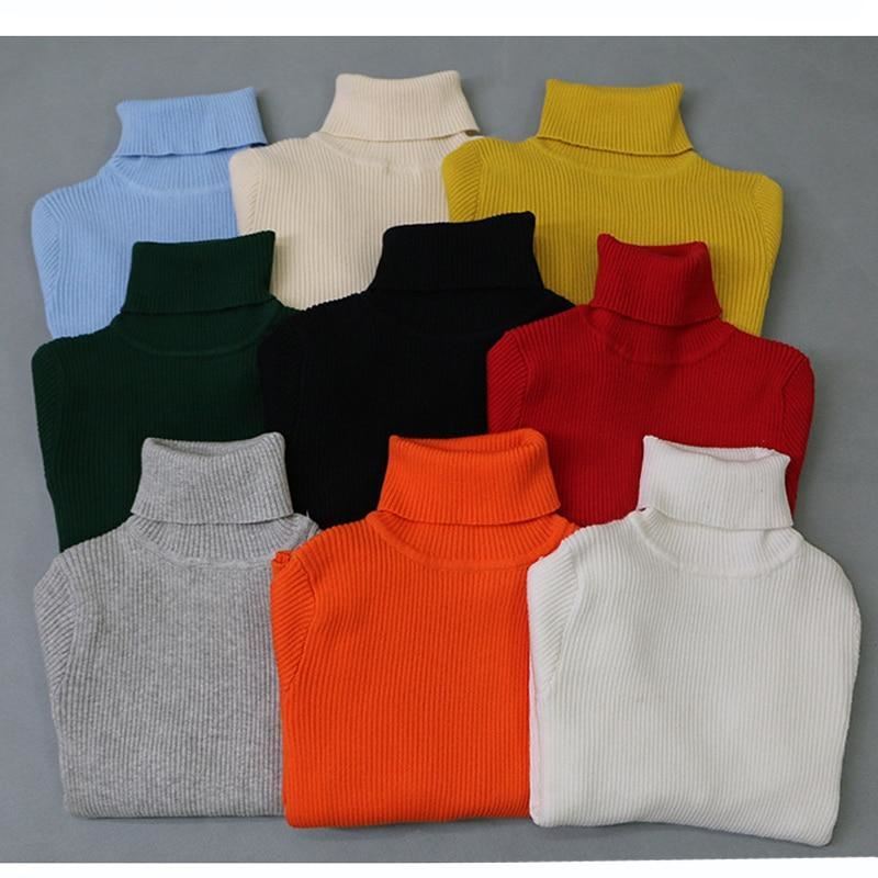 Autumn Turtleneck Sweaters Sweater Kids 