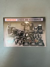 Original Instructions for Asahi Pentax Lenses & accessories (ENGLISH)