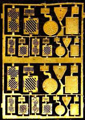 Drain Manhole Covers Brass A54 UNPAINTED N Gauge Scale Langley Models Kit 1/148