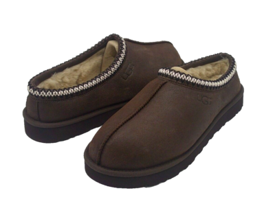 UGG TASMAN DISTRESSED MEN SLIPPERS SUEDE BURNT CEDAR US 9  display picture 1