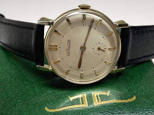 vintage lecoultre mechanical swiss made wristwatch with box & paper - Picture 12 of 12