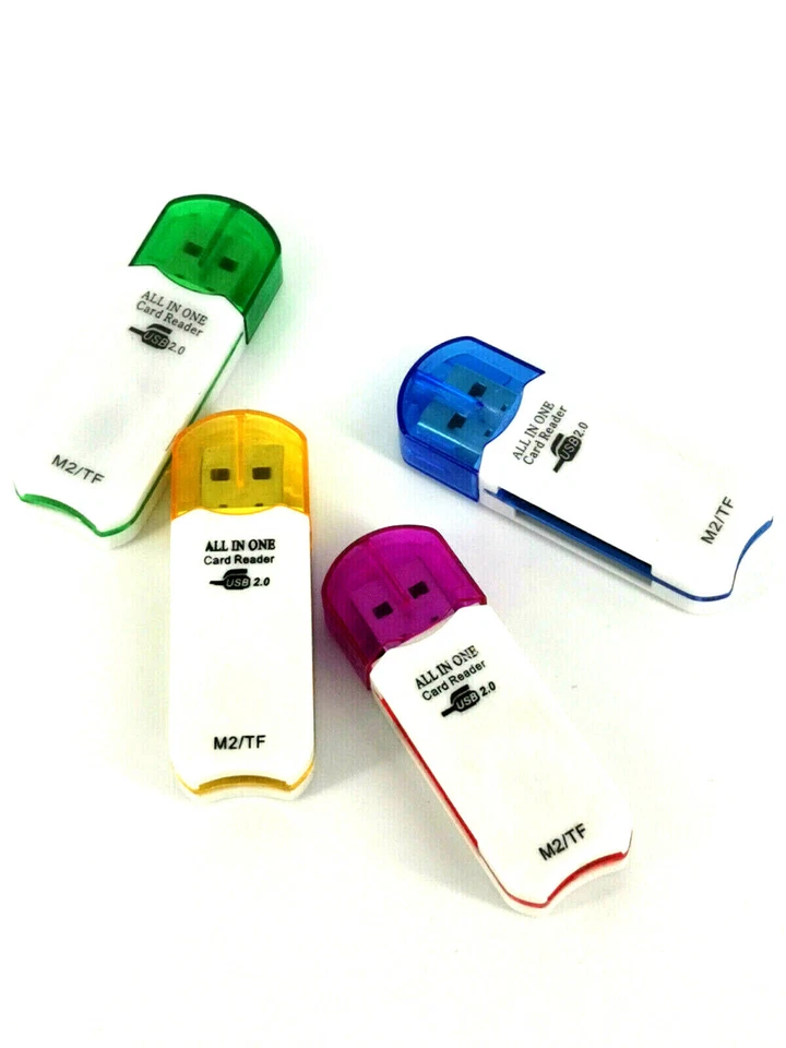 Micro SD USB Kartenadapter Kartenleser Kartenlesegerät TF CF Card Reader Leser - Bild 3 von 4