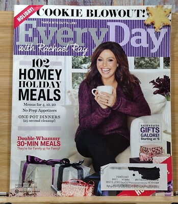 Everyday w/ Rachael Ray DEC 2011 Cookie Blowout! 102 Homey Holiday Meals