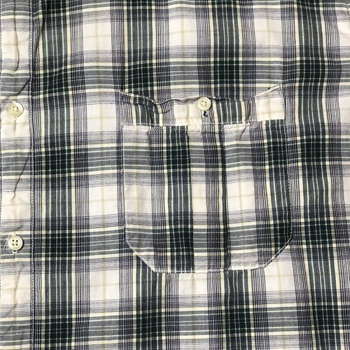 J. Ferrar Button Up Shirt Men's 3XL Multicolor Plaid Short Sleeves Pocket Cotton - Picture 3 of 10