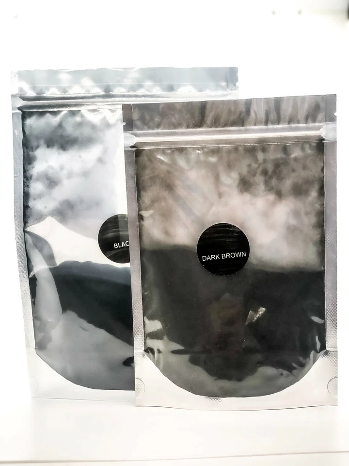 Corrector de pérdida de cabello adelgazamiento fibras capilares de queratina 50 g 100 g calidad de recarga 100 g Foto 3 de 4