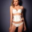 Soutien-gorge Ensemble Agent Provocateur Deziree 32D + Waspie + Slip - Noir Dentelle - Neuf Avec étiquettes
