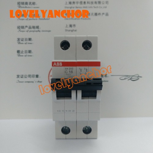 1PC ABB SH202C16 Miniature Circuit Breaker SH200 2P C 16A
