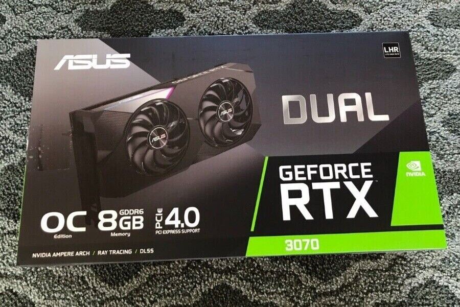 ASUS Dual NVIDIA GeForce RTX 3070 V2 OC 8GB Graphics Card DUAL