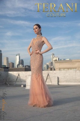 Terani Couture 2011P1133 Evening Dress ~LOWEST PRICE GUARANTEE~ NEW Authentic