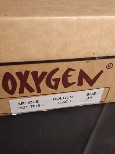 Oxygen Black Boots Z625 Tiber EU41, UK7, US9, New with Box, Vintage - Picture 2 of 8