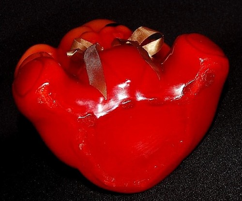 Vela de oso de peluche marrón canela 7" de alto  - Imagen 7 de 7