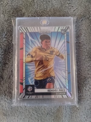 Kendry Paez 2024 Panini Prizm Conmebol Copa America 2024 RC Manga 