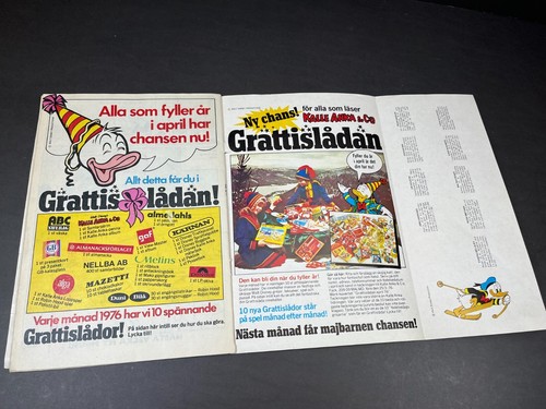 Walt Disney Kalle Anka & Co Mickey Mouse Donald Duck Scrooge Pluto SWEDISH Comic - Picture 19 of 21