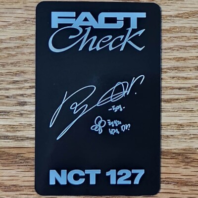 NCT127 Fact Check d2c マーク　トレカ　サイン NCT127 Fact Check d2c マークトレカサイン