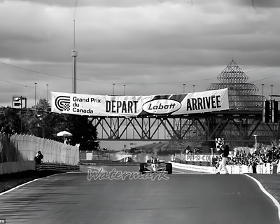 1978 Gilles Villeneuve Canada Formule 1 21 Cm X 30 Cm Photo D'Origine