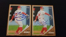 Jesse Biddle 2011 Topps Heritage #65 Blueclaws Phillies Signed Autograph JA15