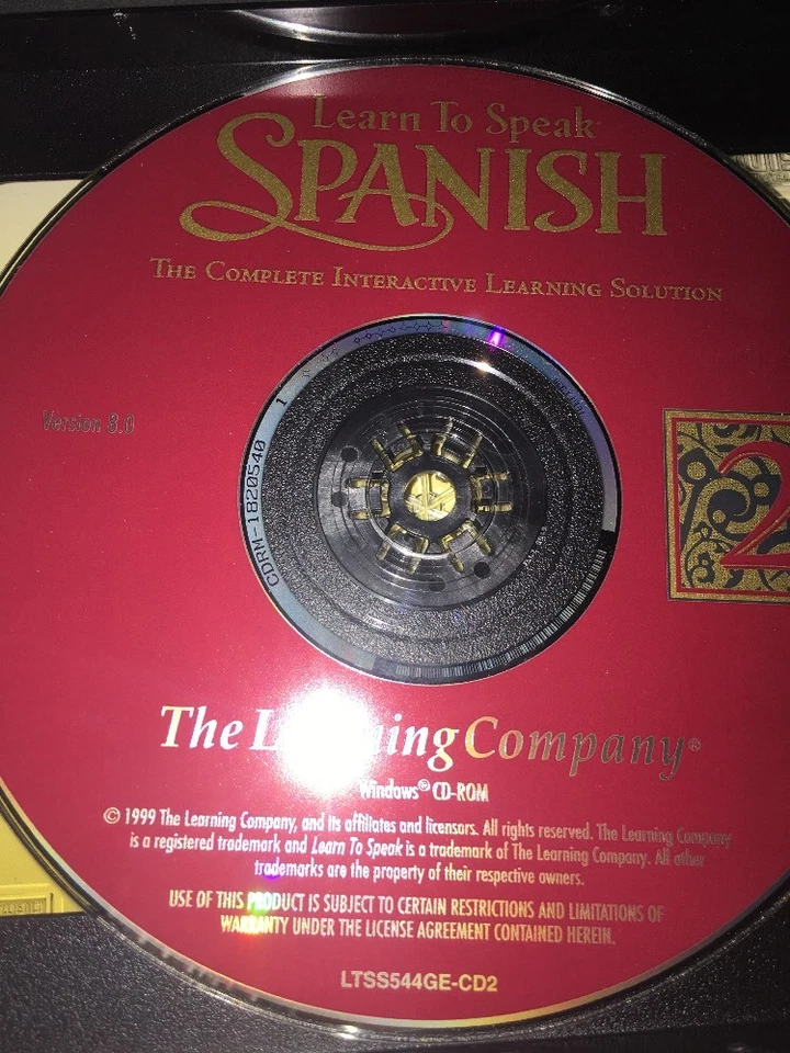 The Learning Company Impara a Parlare Spagnolo Vers 8 Completo Interattiva - Immagine 3 di 3