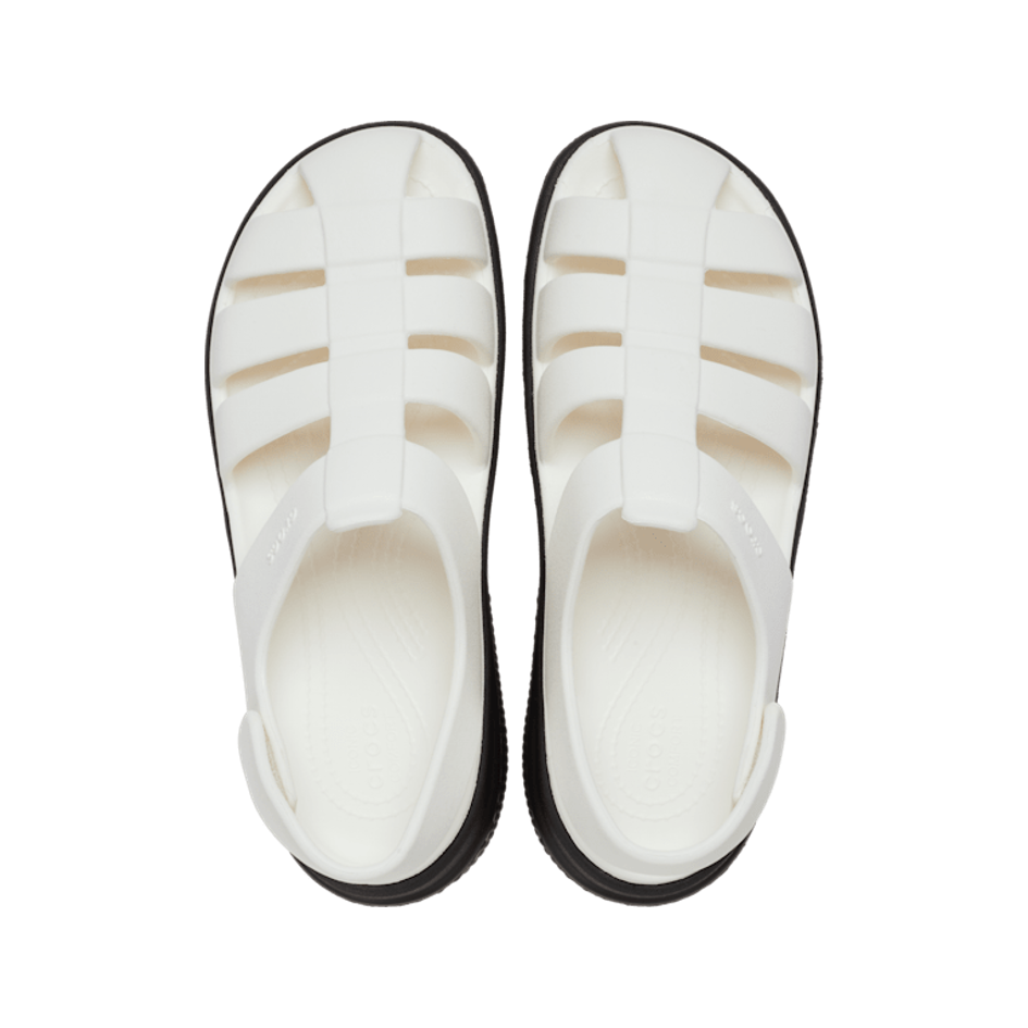 NEW CROCS STOMP FISHERMAN SANDAL 209938-0WV CHALK | eBay
