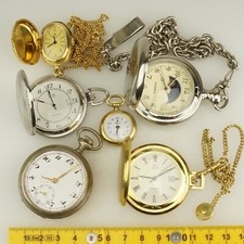 Rare 6x Pocket Watch no fusee duplex no gold wrist no repeater no chronograph